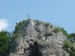 SJS7 - Dřevěný kříž na vrcholu Svatojánské stěny